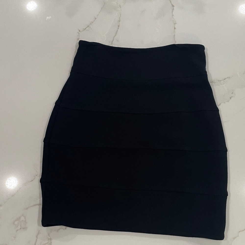 Black Aritzia Gina Mini Skirt
